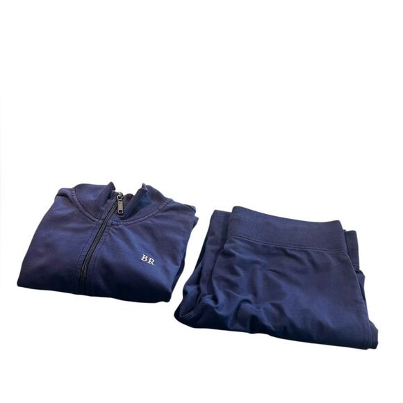 Banana Republic Navy Blue Track Jacket & Pants Set